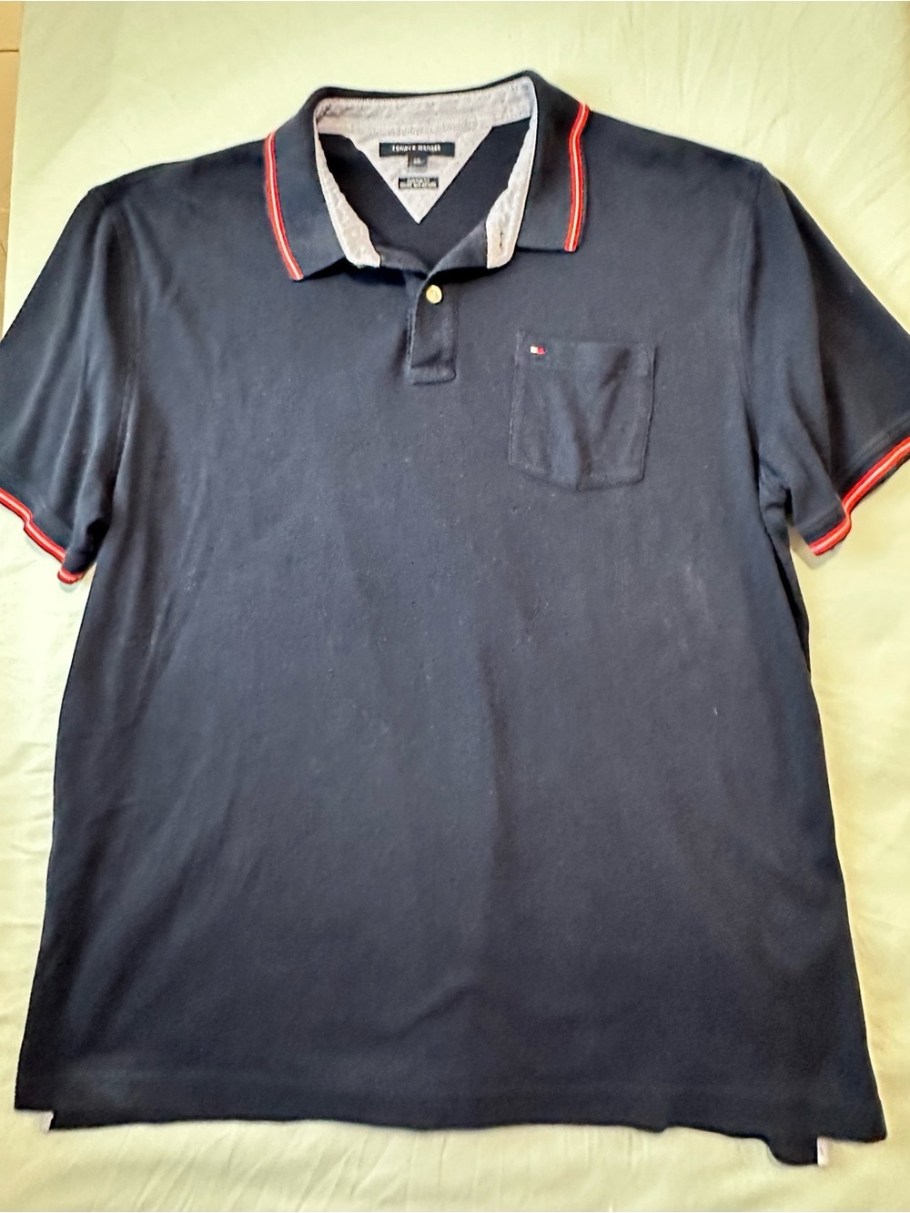 Tommy Hilfiger Custom Fit Polo | Men’s XXL | Navy | 100% Cotton
